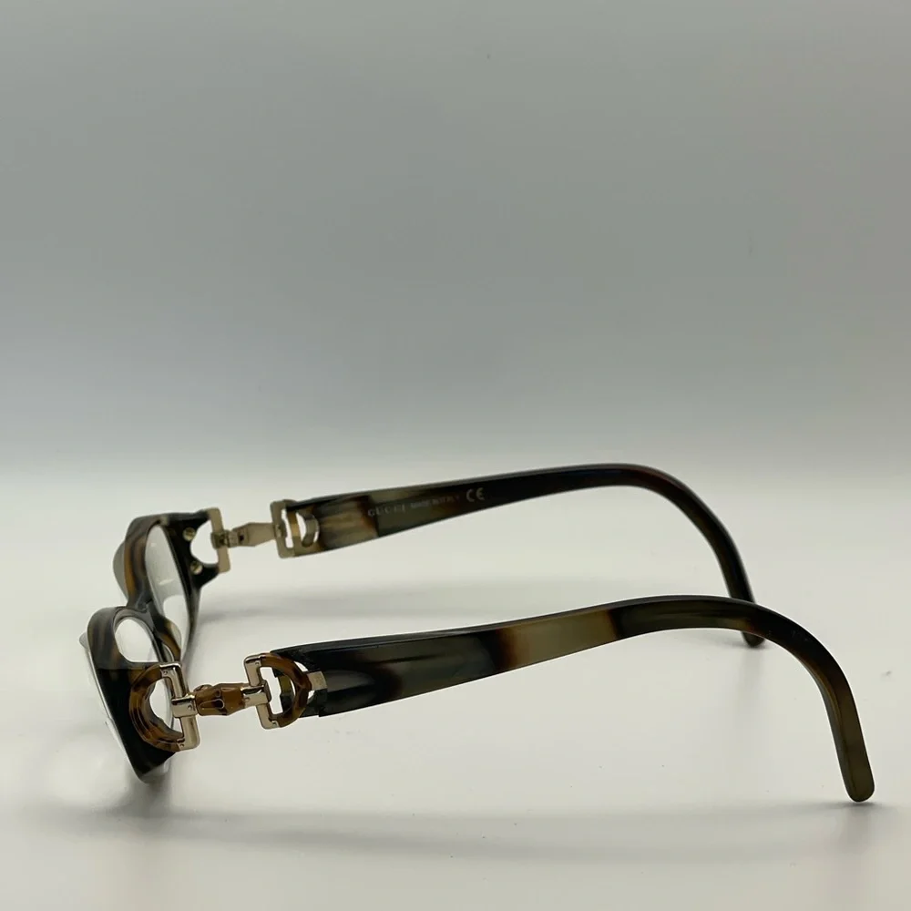 Vintage Gucci GG 3009 SVF Tortoise Horsebit Eyeglass Frames Made in Italy Authen - Picture 4 of 15